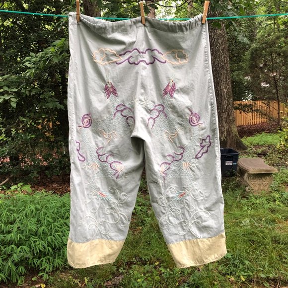 Magnolia Pearl Alyce embroidered Dragon pants - Picture 2 of 4